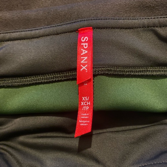 Faux Suede Spanx Leggings (Olive) - Picture 4 of 6